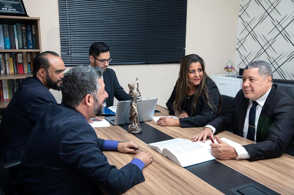 Professional legal consultation office with modern design